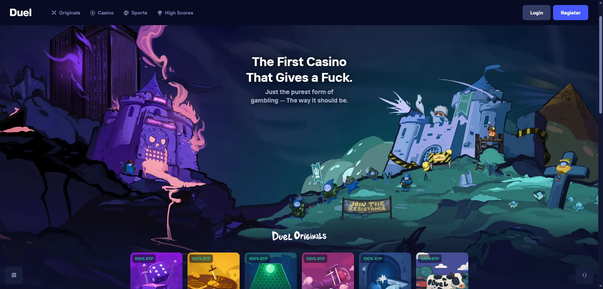 Duel Casino Colombia &ndash; visi&oacute;n general del casino cripto 2026